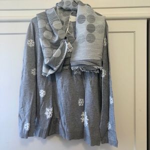 Talbots Sweater and Scarf